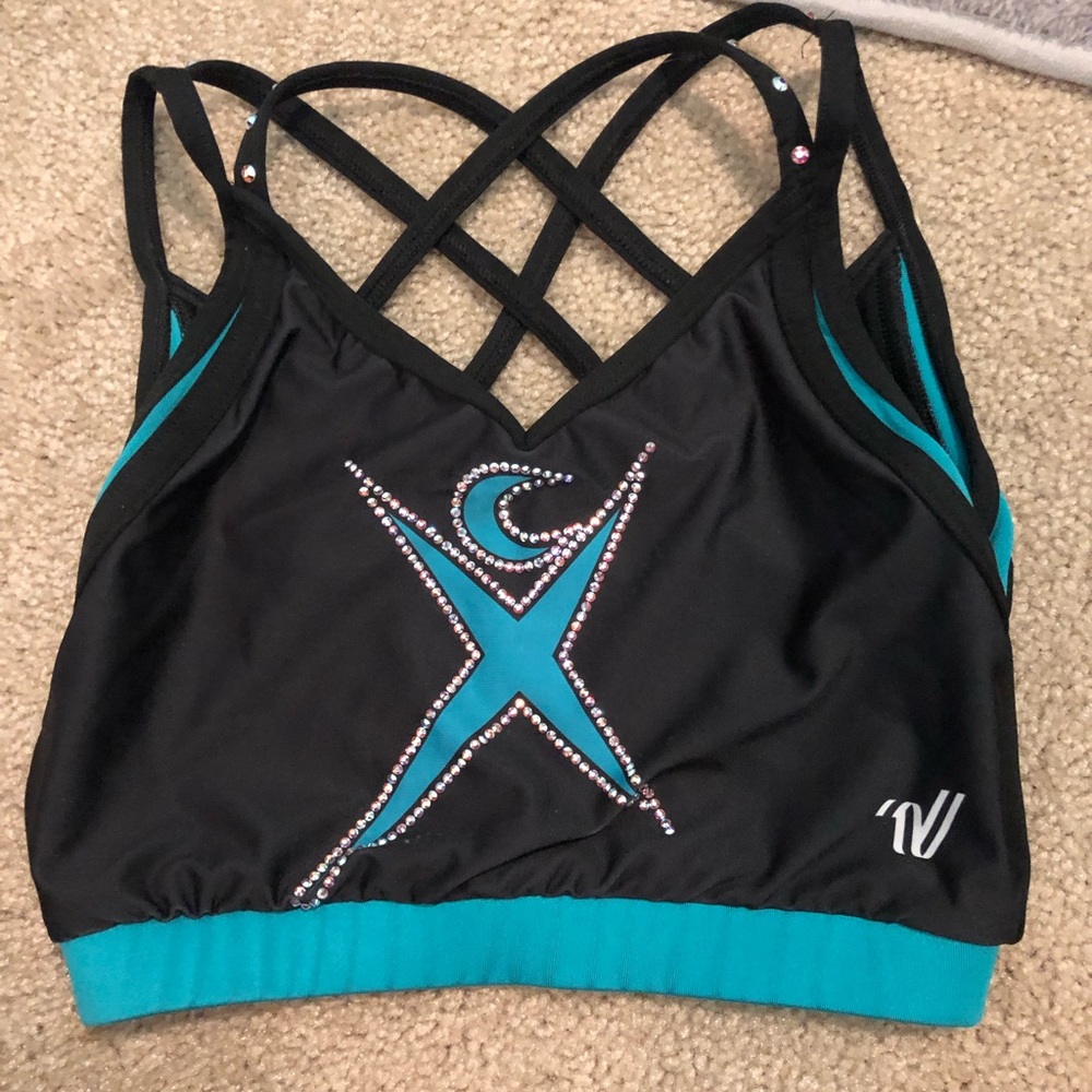 Cheer extreme sports bra
